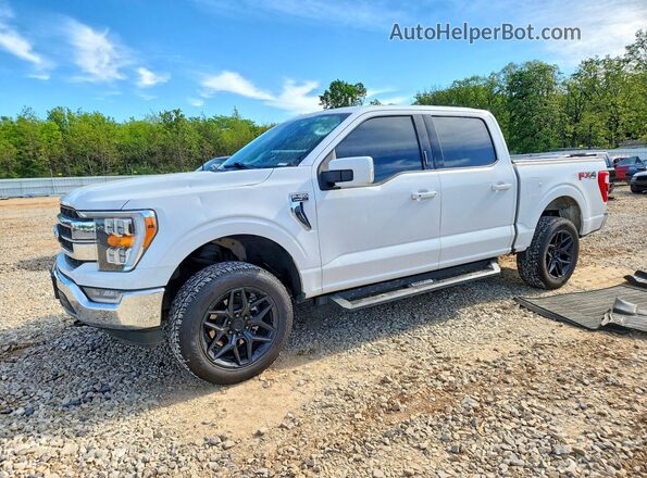 1FTFW1E80MFB17836 2021 FORD F150 Белый Передняя левая четверть
