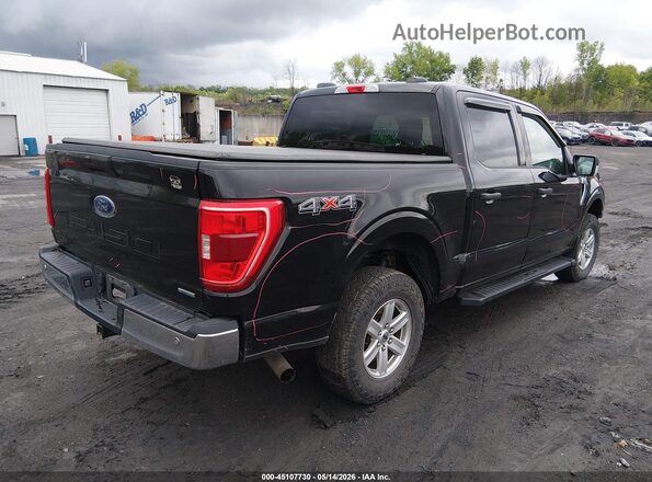 1FTFW1E83MFA72276 2021 FORD F150 Black Tył prawy