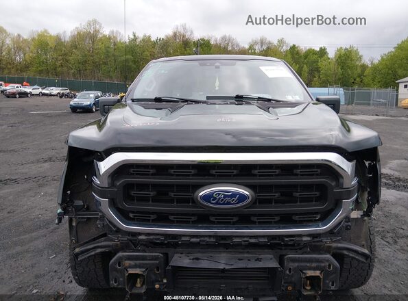 1FTFW1E83MFA72276 2021 FORD F150 Black Widok z przodu