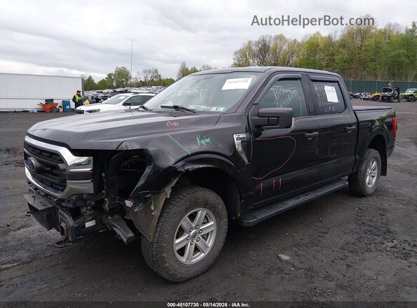 1FTFW1E83MFA72276 2021 FORD F150 Black Przód lewy