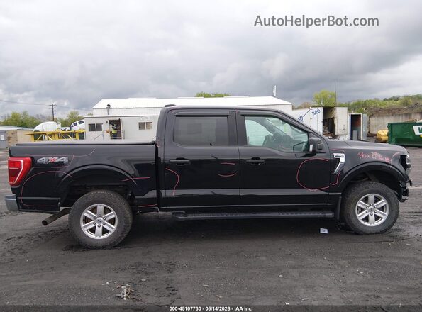 1FTFW1E83MFA72276 2021 FORD F150 Black Widok wnętrza z tyłu