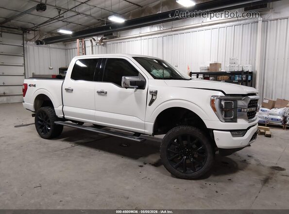 1FTFW1E86PFA24694 2023 FORD F150 Белый Передняя правая четверть