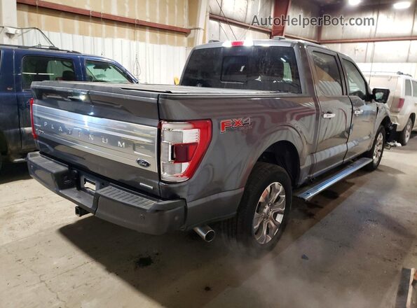 1FTFW1E86PFB37206 2023 FORD F150 Серый Задняя правая четверть