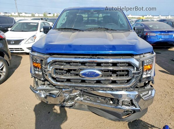 1FTFW1E86PKF08856 2023 FORD F150 Синий Вид спереди