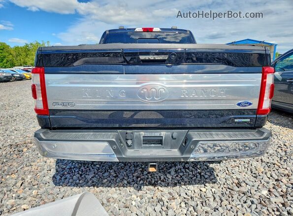 1FTFW1E87MFA81577 2021 FORD F150 Черный Вид сзади