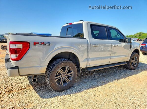 1FTFW1E88PFD23877 2023 FORD F150 Gray Trasero derecho