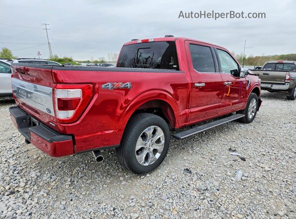 1FTFW1E89PFB62861 2023 FORD F150 Red Trasero derecho