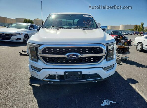1FTFW1ED3MFC72345 2021 FORD F150 White Դիմացի տեսք