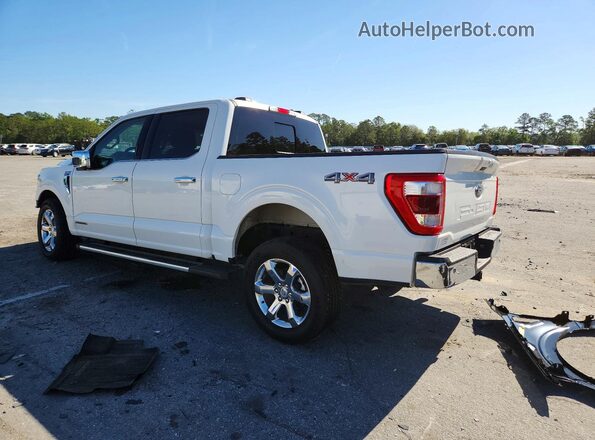 1FTFW1ED5PFC28688 2023 FORD F150 White Trasero izquierdo