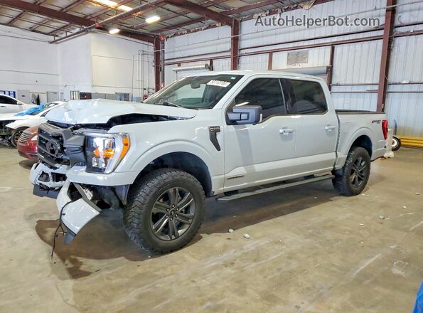 1FTFW1ED5PFD07293 2023 FORD F150 Серый Передняя левая четверть