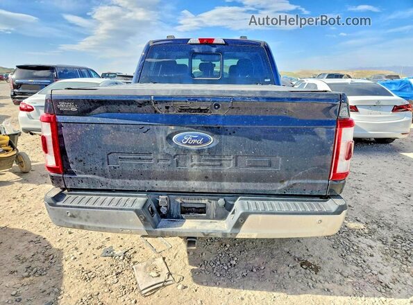 1FTFW1ED6MFB05445 2021 FORD F150 Blue Հետևի տեսք