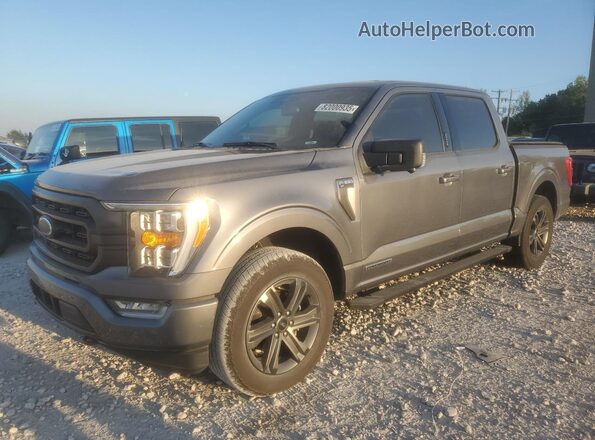 1FTFW1ED6PFD05357 2023 FORD F150 Gray Przód lewy