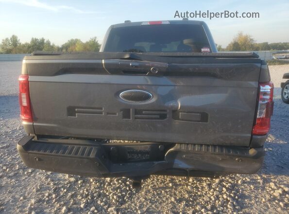 1FTFW1ED6PFD05357 2023 FORD F150 Gray Widok z tyłu