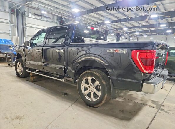 1FTFW1ED8MFA70410 2021 FORD F150 Синий Задняя левая четверть