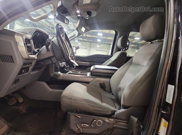 1FTFW1ED8MFA70410 2021 FORD F150 Синий Вид салона спереди