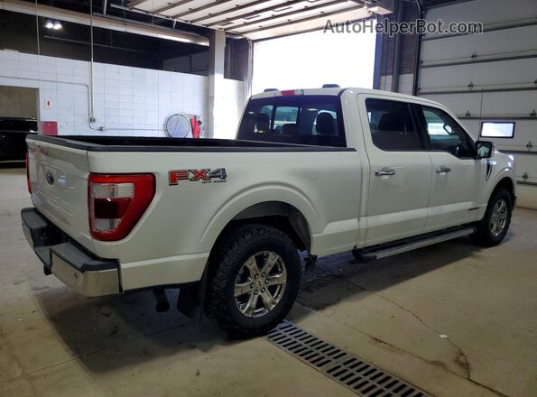 1FTFW1ED9MFC06852 2021 FORD F150 Белый Задняя правая четверть