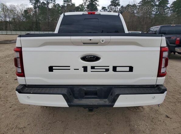 1FTFW1ED9NFB56956 2022 FORD F150 White Widok z tyłu