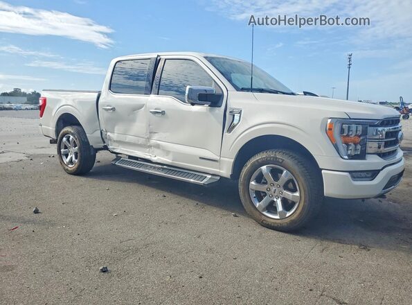 1FTFW1EDXMFD08970 2021 FORD F150 White Delantero derecho