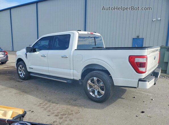 1FTFW1EDXMFD08970 2021 FORD F150 White Trasero izquierdo