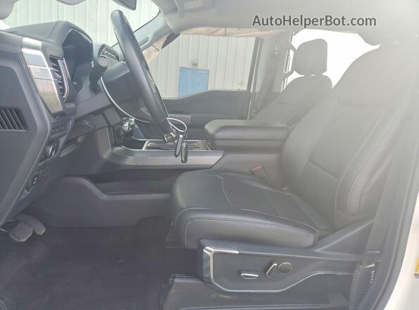 1FTFW1EDXMFD08970 2021 FORD F150 White Vista interior delantera