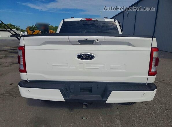 1FTFW1EDXMFD08970 2021 FORD F150 White Vista trasera