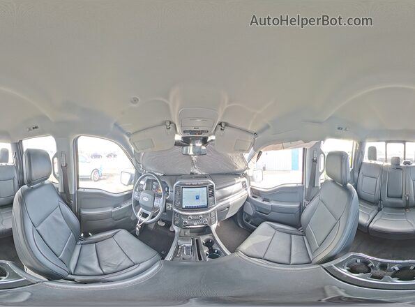1FTFW1EDXMFD08970 2021 FORD F150 White Vista de la etiqueta del VIN