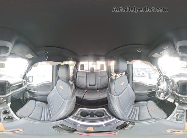 1FTFW1EDXNFB10441 2022 FORD F150 Black Vista interior de 360 grados