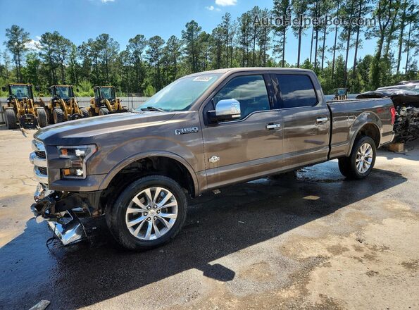 1FTFW1EF0GFD10667 2016 FORD F150 Коричневый Передняя левая четверть