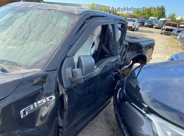 1FTFW1EF1GFA90844 2016 FORD F150 Black Widok wnętrza z tyłu