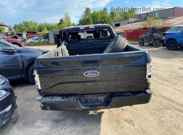 1FTFW1EF1GFA90844 2016 FORD F150 Black Widok z tyłu