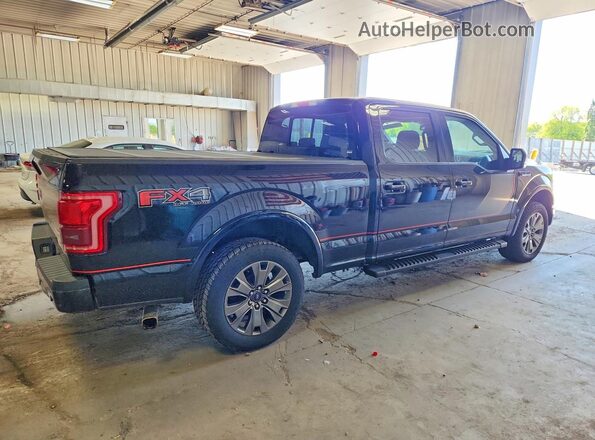 1FTFW1EF4GFC33169 2016 FORD F150 Черный Задняя правая четверть