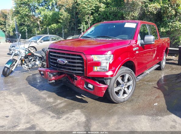 1FTFW1EFXGFB52290 2016 FORD F150 Бордовый Передняя левая четверть