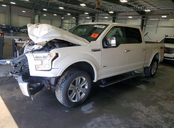 1FTFW1EG0GFB44319 2016 FORD F150 White Vista tres cuartos delantera izquierda