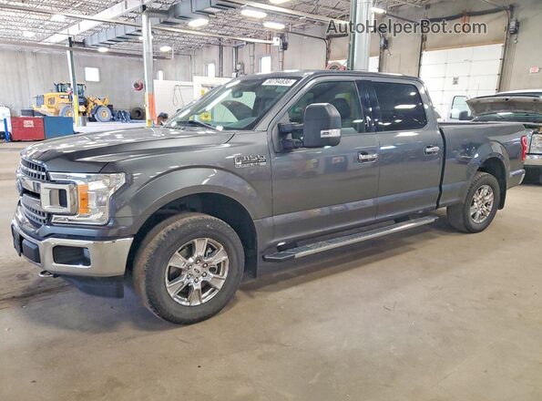 1FTFW1EG0JFD52806 2018 FORD F150 Серый Передняя левая четверть
