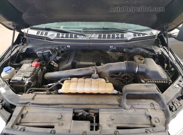 1FTFW1EG0JFD52806 2018 FORD F150 Серый Вид задней части салона