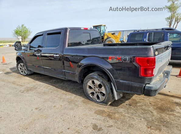 1FTFW1EG2JFD99299 2018 FORD F150 Brown Trasero izquierdo