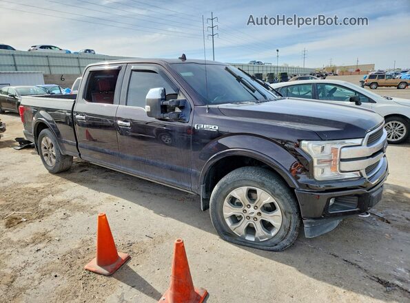 1FTFW1EG2JFD99299 2018 FORD F150 Brown Delantero derecho