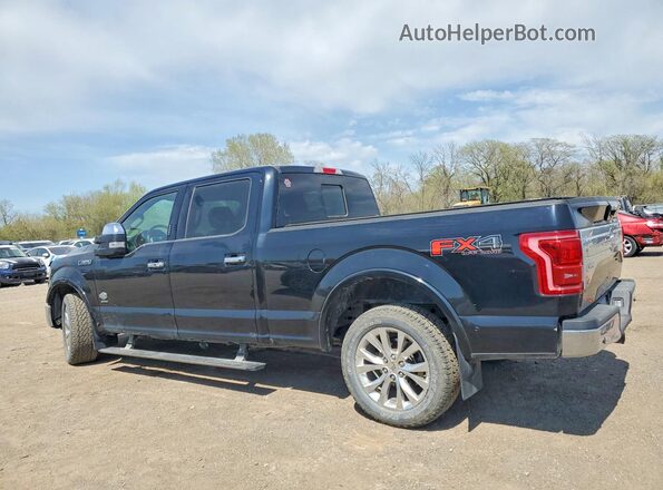 1FTFW1EG3GFA46465 2016 FORD F150 Черный Задняя левая четверть
