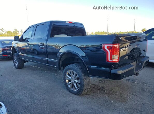 1FTFW1EG3HFB36801 2017 FORD F150 Black Tył lewy