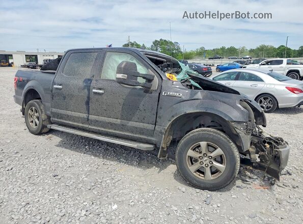 1FTFW1EG3JFA22190 2018 FORD F150 Черный Передняя правая четверть