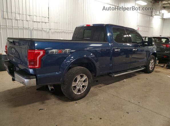 1FTFW1EG8GKD12019 2016 FORD F150 Blue Tył prawy
