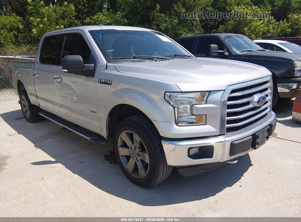 1FTFW1EGXGKF78321 2016 FORD F150 Серебряный Передняя правая четверть