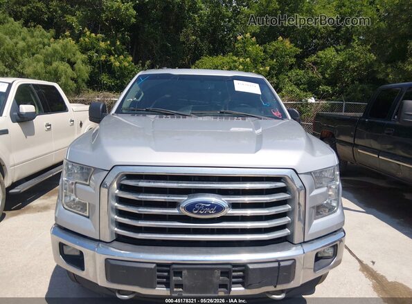 1FTFW1EGXGKF78321 2016 FORD F150 Серебряный Вид щитка приборов