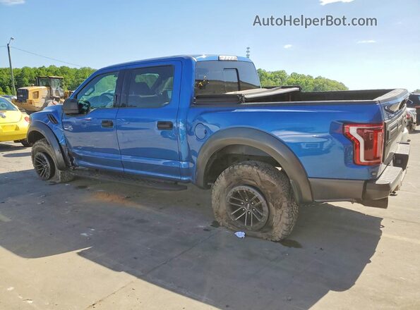 1FTFW1RG0KFB76626 2019 FORD F150 Blue Tył lewy