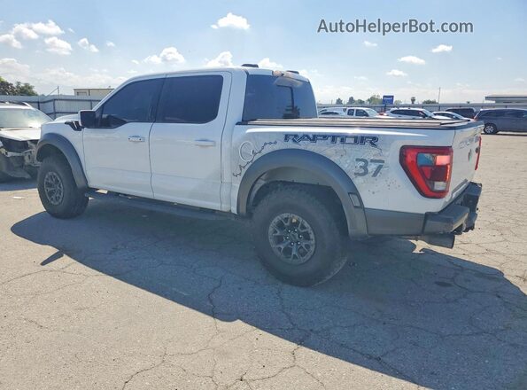 1FTFW1RG1NFB49648 2022 FORD F150 White უკანა მარცხენა