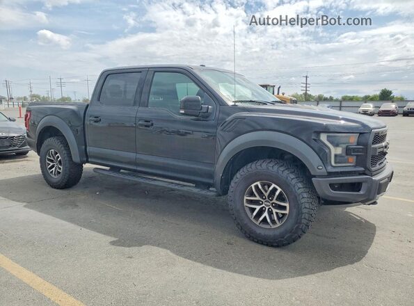 1FTFW1RG2JFD74221 2018 FORD F150 Черный Передняя правая четверть