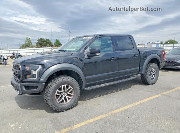 1FTFW1RG2JFD74221 2018 FORD F150 Черный Передняя левая четверть