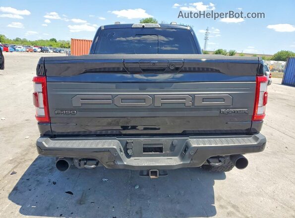 1FTFW1RG2NFA02366 2022 FORD F150 Черный Вид сзади