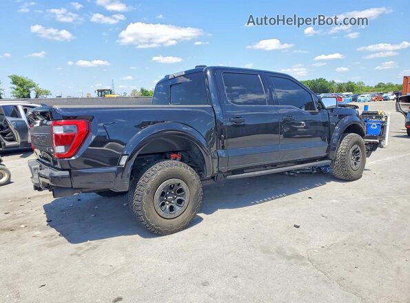 1FTFW1RG2NFA02366 2022 FORD F150 Черный Задняя правая четверть