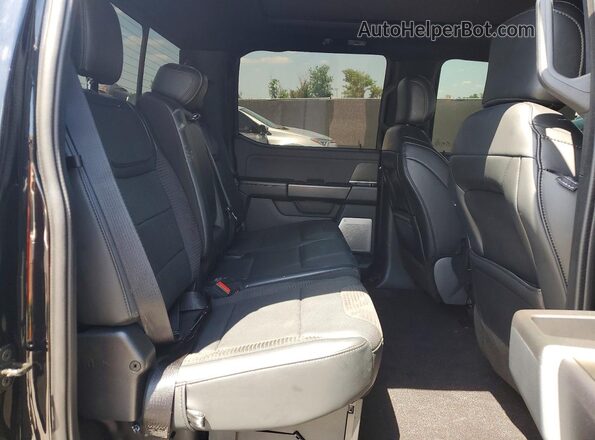 1FTFW1RG2NFA02366 2022 FORD F150 Черный Вид задних сидений